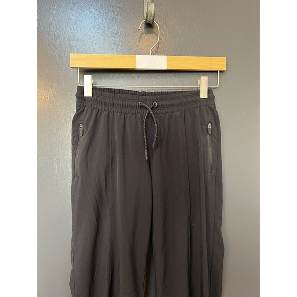 Athleta Girl Black Joggers,Lined, Pockets. Size Large 12 - Picture 2 of 5